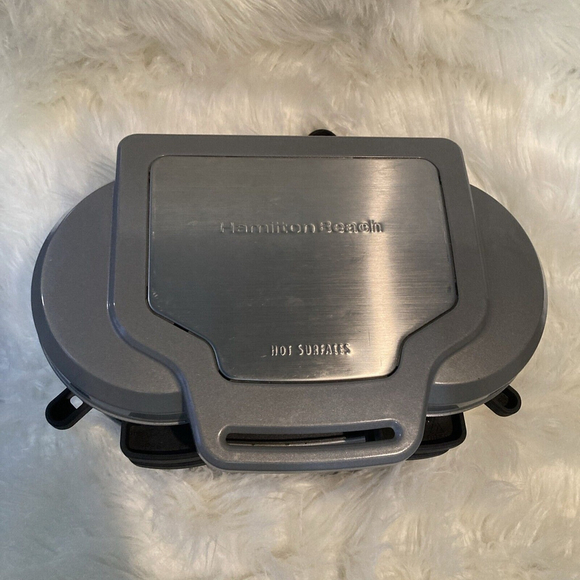 Hamilton Beach Dual Non Stick Breakfast Sandwich Maker Model 25490A Type ST30 !! - Picture 12 of 14
